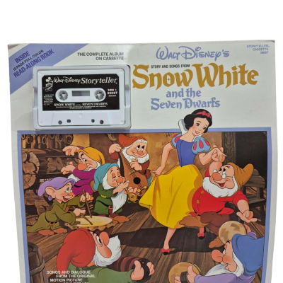 Snow White and the Seven Dwarfs - Cassette - story + songs. 