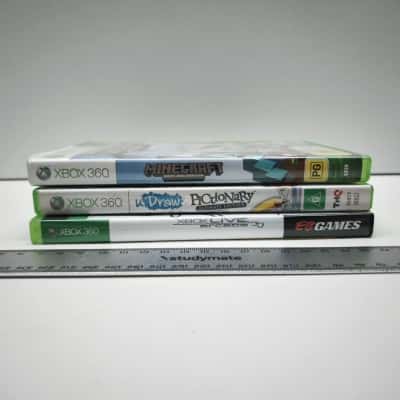 Xbox 360 Video Games Bundle Pictionary Ultimate Edition Minecraft Arcade Compilation