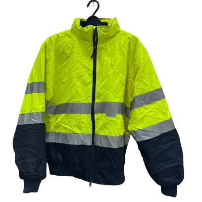 Workzone Unisex  Size L High V Yellow jacket 