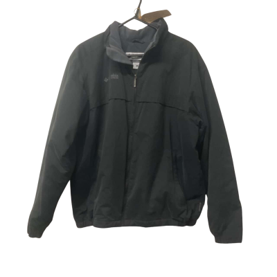 Mens Columbia Size L Dark Grey Weather Resistant Jacket