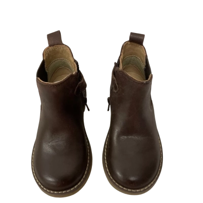 Clarks Kids  Size 23cm/ 6.5inch Leather Boots  Shoes Dark Brown 