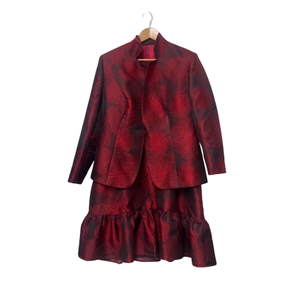 keisha  Size Dress 14 / Jacket 16 Red 