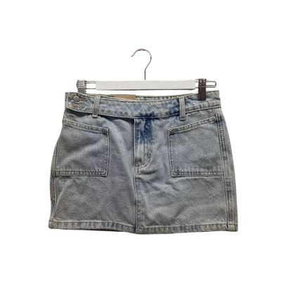 Thrills Byron Bay Size 6 Blue Denim Mini Skirt NEW!