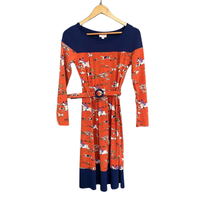 Leona Edmiston Women's Size XS Midi Dress Multicoloured 