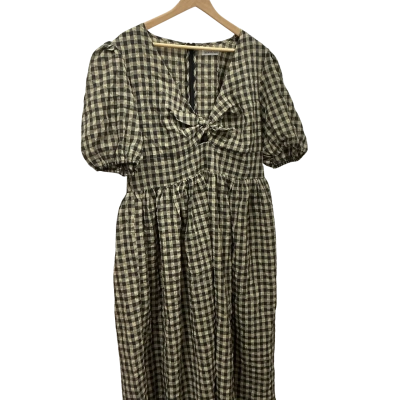 Atmos&Here Womens  Size 18 Midi Dress Gingham 