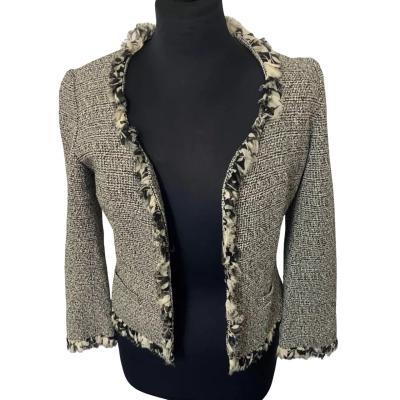 Carla Zampatti Womens  Size 8 Beige / Black  