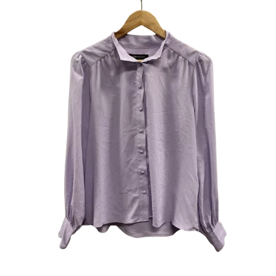 Forever New Womens  Size 10 Long Sleeve Shirt Purple 