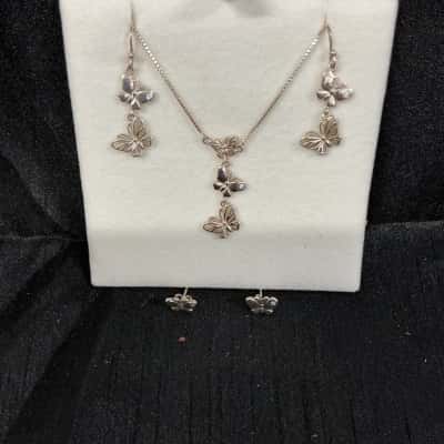 Butterfly Jewelllery Set