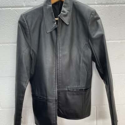 Target Womens  Size 12 Leather Jacket Black  