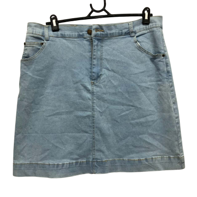 Serafina Womens  Size 16 Denim Skirt Blue 