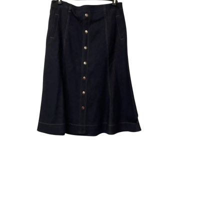 Womens Portmans Size 16 Blue / Navy Denim Skirt 