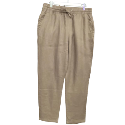 NEW - AERE Womens  Size 30 Casual Pants Brown With Pockets