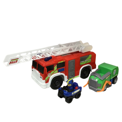 Paw Patrol Fire Truck (Works) Paw Patrol Rescue Racer and Recycling Truck 