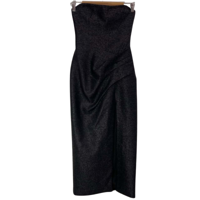 Manning Cartel Black Formal Midi Dress 