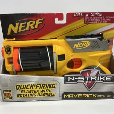 Hasbro Nerf N-Strike maverick REV-6 revolver toy
