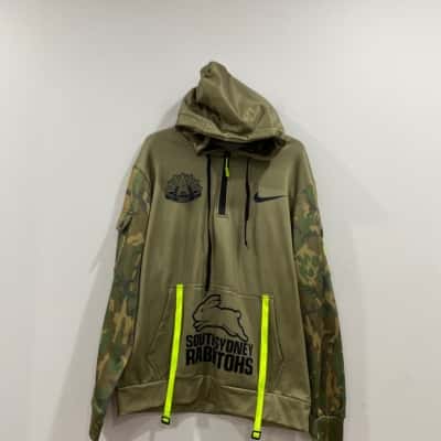  Unisex  Size L Khaki  Rabbitohs  JUMPER