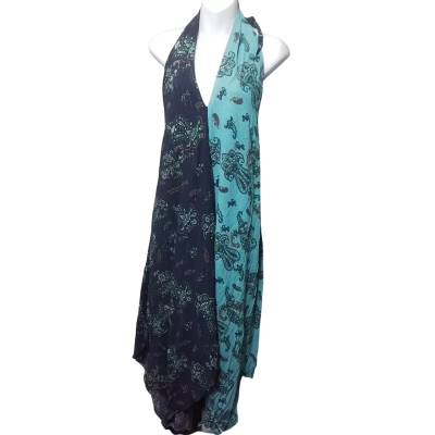 Tigerlily Womens  Size 12 Maxi Dress Blue / Pattern 