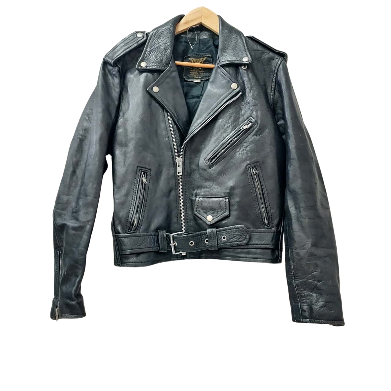 ginzi spider leather punk 本革 archive 00s Synthetic Leather Jacket by Junya Watanabe - La Garçonne