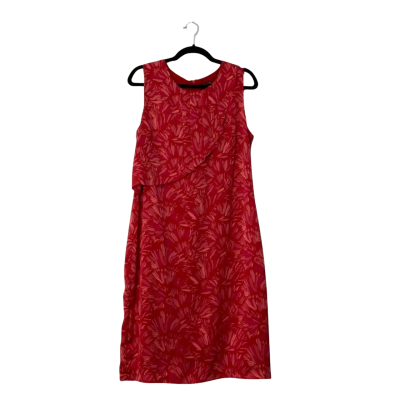 BNWT Liz Jordan Womens Dress Size 12 Pink  / Red rrp$169.95