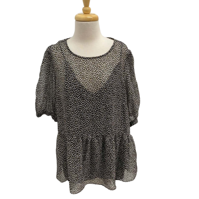 Forever New Marla Curve Smock Blouse.  Size 18.  New with tags