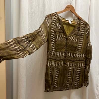 Diane Von Furstenberg Womens  silk blouse/top