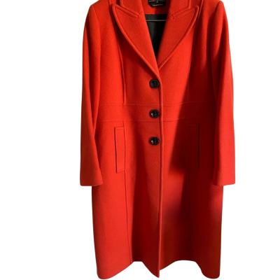 Womens Perri Cutten Burnt Orange Jacket Size XL