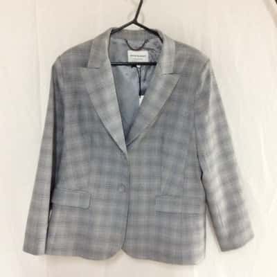 Sportscraft Womens  Size 20 Blazer Grey / Striped 