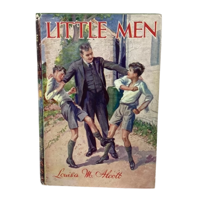 Hardcover Vintage Book Little Men By Louisa May Alcott