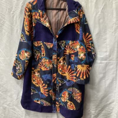  HourglassWomens  Size 12 Hooded Jacket Multicoloured H