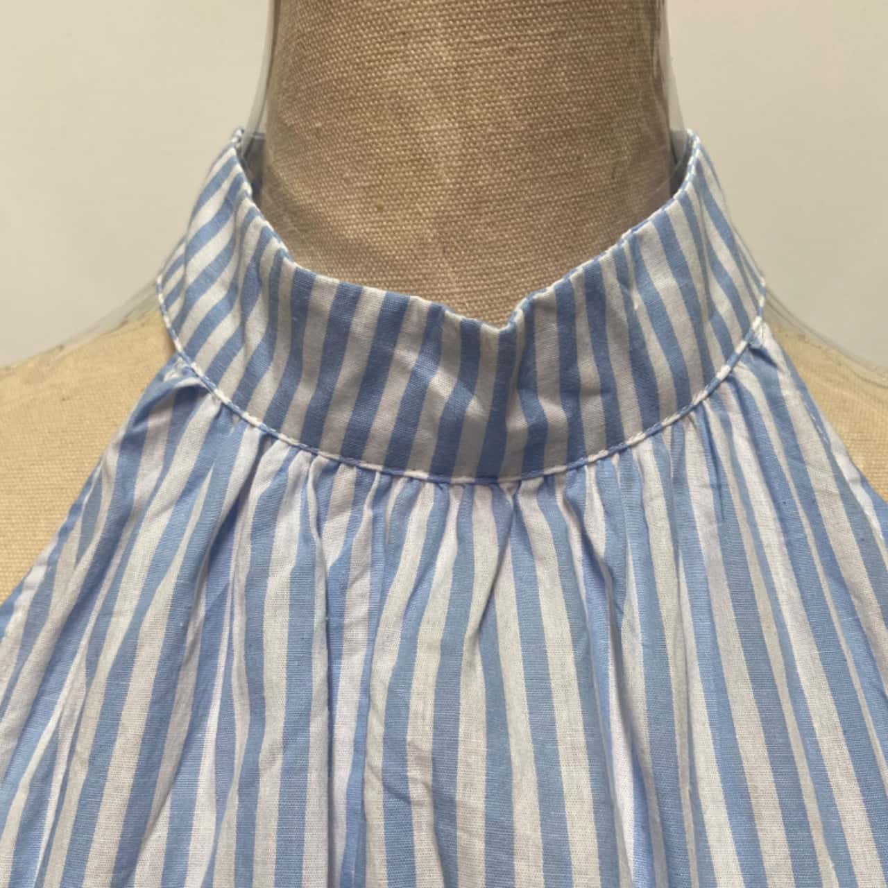 Blue/ Striped Sleeveless Maxi Dress BNWT