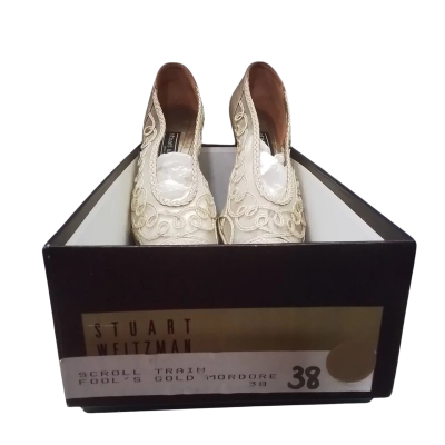 Stuart Weitzman Womens  Size 38 Heels Gold 