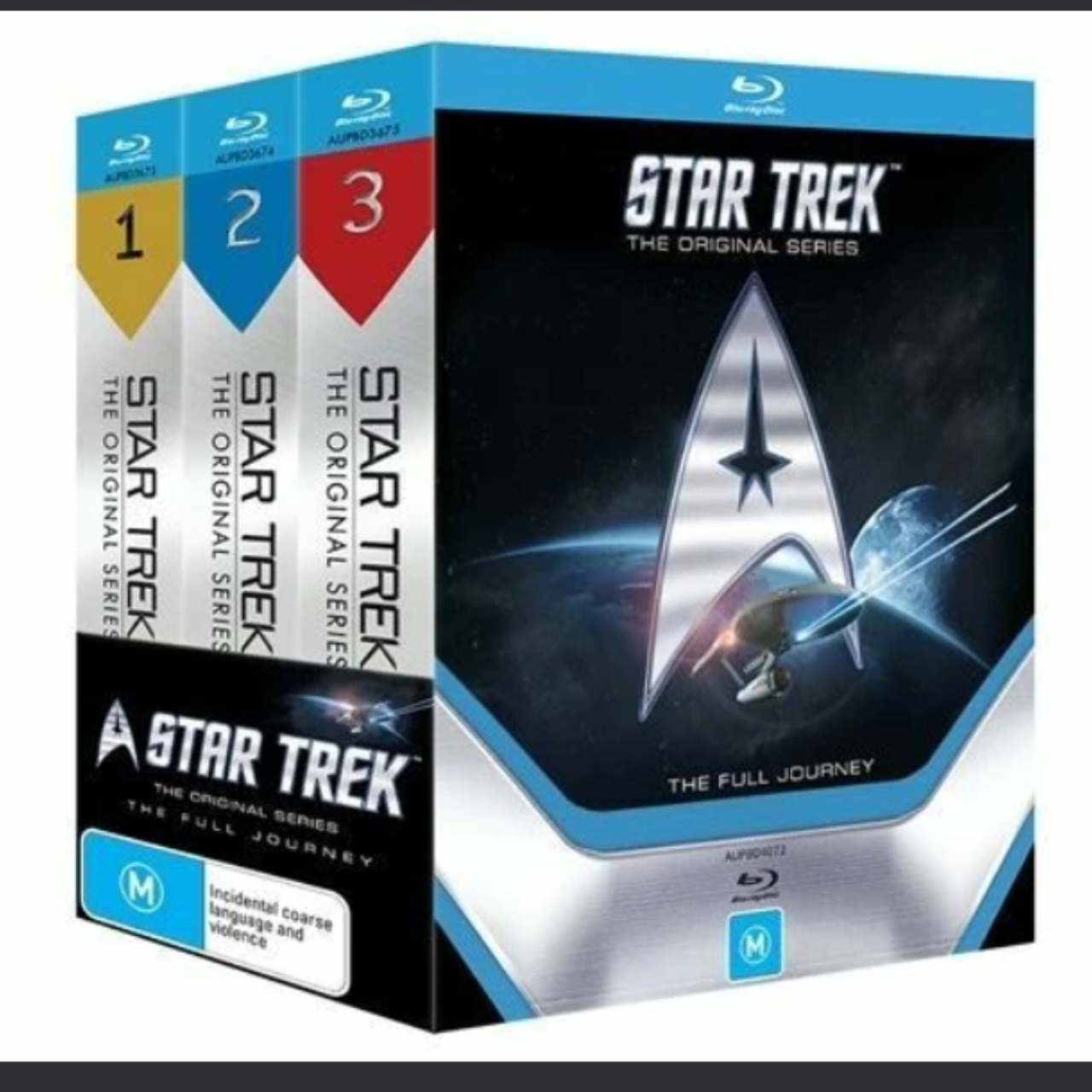 Star Trek The Original Series Blu Ray Disc The Full Journey 20 Disc Set 