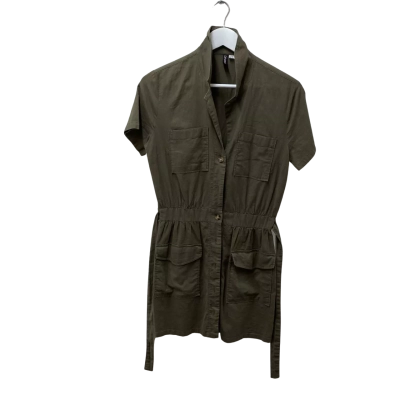 Divided H&M Womens  Size 10 Short Sleeve Dress  Camouflage -100% Cotton