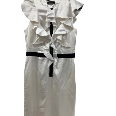 Cue Womens Cocktail Dress Black  / Cream 