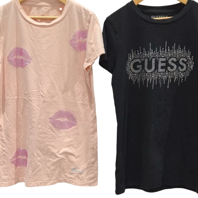 Guess Kids Rhinestone Top Duo  Size 14 