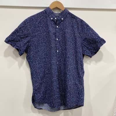 Connor Mens  Size L Blue / Floral / Pattern 