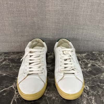 Saint Laurent Womens  Size 38 Sneakers White 