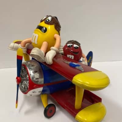 M&M Candy Dispenser Aeroplane Barnstorming Collectible