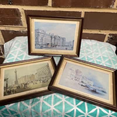 Set Of 3 Prints From Dublin - Reproductions