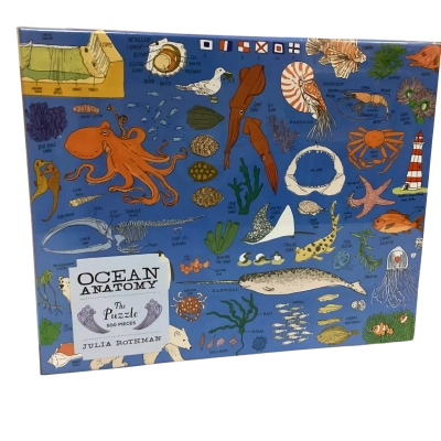 Julia Rothman Ocean Anatomy 500-Piece Puzzle