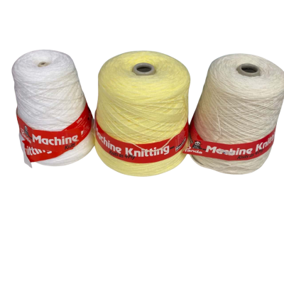 3 Cones of 100% Acrylic Panda Machine Knitting Yarn