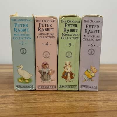 Lot of 4 ‘The Original Peter Rabbit Miniature Collection’ Boxed Sets, 15 Titles