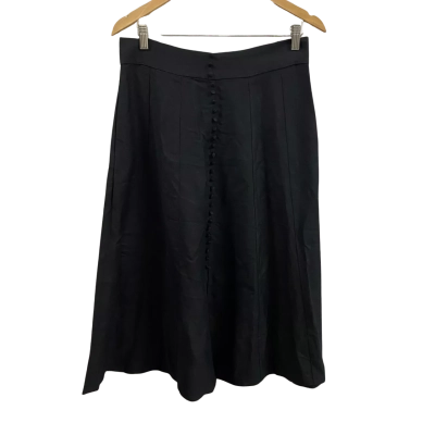 Portmans Womens  Size 12 Midi Skirt Black 