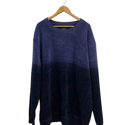 D.B.K Mens Chenille Blue Jumper. Size 6XL. New with tags