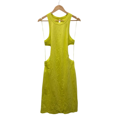 Dion Lee Womens  Size L Maxi Dress Lime Green 