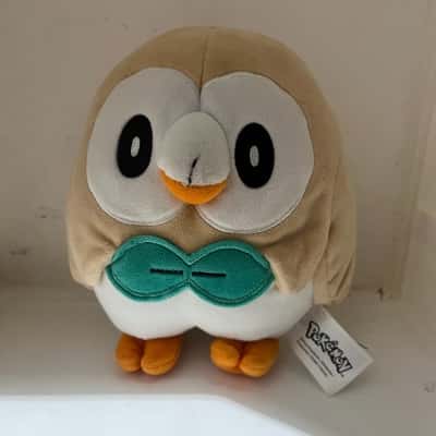 Pokemon's Rowlett Plushie