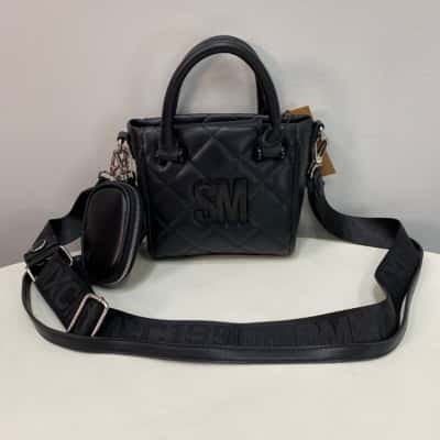 Steve Madden Womens Mini Cross Body Bag / Shoulder Bag Black  