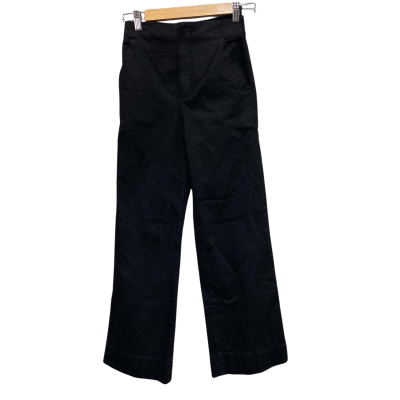 Scanlan Theodore Womens  Size 4 Straight Leg Jeans Black  