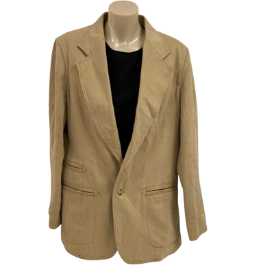 Khaki  Lee Jeans 70s Blazer Size 40R