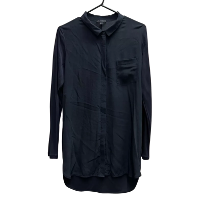 COS Women’s  Size L Long Sleeve Shirt Black   RRP:$139